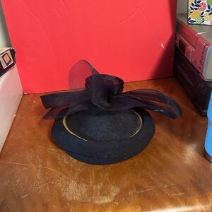 Elegant Black Fascinator Hat